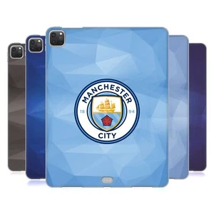 MANCHESTER CITY MAN CITY FC BADGE GEOMETRIC GEL CASE FOR APPLE SAMSUNG KINDLE - Picture 1 of 13