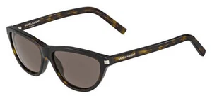 Neu SAINT LAURENT Paris SL70 086EJ HAVANA braune Designer CAT EYE Sonnenbrille  - Bild 1 von 12