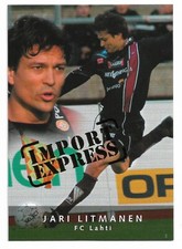 2004 Cardset Veikkausliiga Import Express #1 Jari Litmanen (Liverpool)