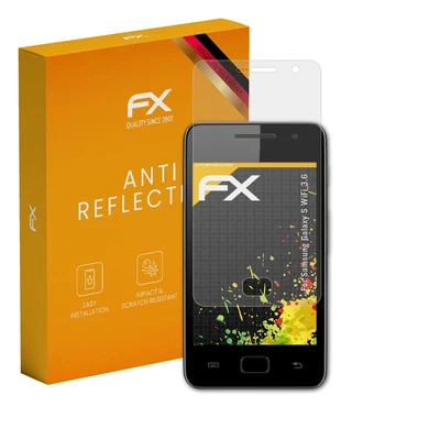 atFoliX 3x Screen Protection Film for Samsung Galaxy S WiFi 3.6 matt&shockproof - Image 1 of 4