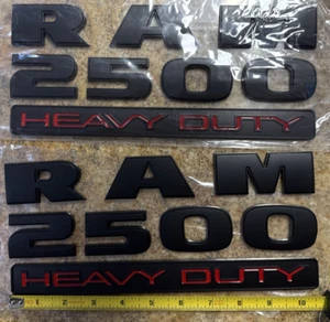 RAM 2500 Heavy Duty Rear Tailgate Emblem Logo COMES AS PICTURES - Bild 1 von 5