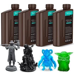 SUNLU 1KG ABS-Like 3D Printer Resin 405nm Fotopolímero de curado rápido LCD / DLP / SLA - Imagen 1 de 13
