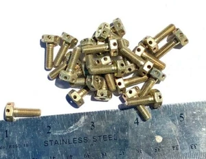 Lot Of 25 10-32 Drilled Head Bolts Aircraft USA - Bild 1 von 4
