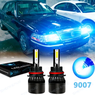 For Mercury Grand Marquis 1998-2005 - 9004/9007 8000K LED Headlight Bulb Hi/Lo - Image 1 of 4