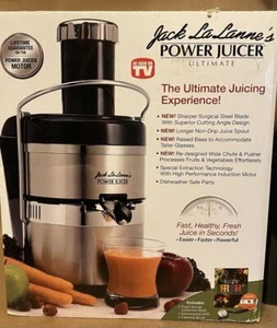 Jack LaLanne Power Juicer E-1188-1 Ricambi Coperchio Scivolo Presa Lama Base Motore - Foto 1 di 11