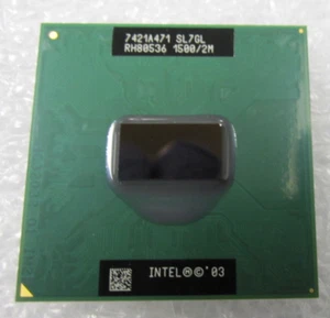 Intel Pentium M 715 PM715 SL7GL 1.5G 2M 400 CPU RH80536GC0212Mr - Picture 1 of 3
