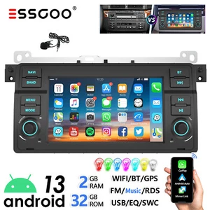 Für BMW E46 3er 318 320 325 M3 MG ZT Carplay Android 13 2+32G Autoradio GPS Navi - Bild 1 von 14
