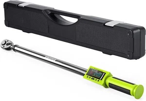 Digital Torque Wrench 1/2" Drive ±2% Accuracy Peak Modes 72Tooth Ratchet Head - Picture 1 of 8