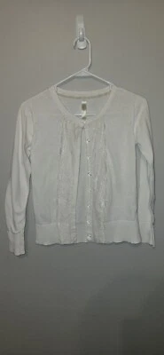 Cárdigan Cherokee para niñas blanco roto talla grande Foto 1 de 4