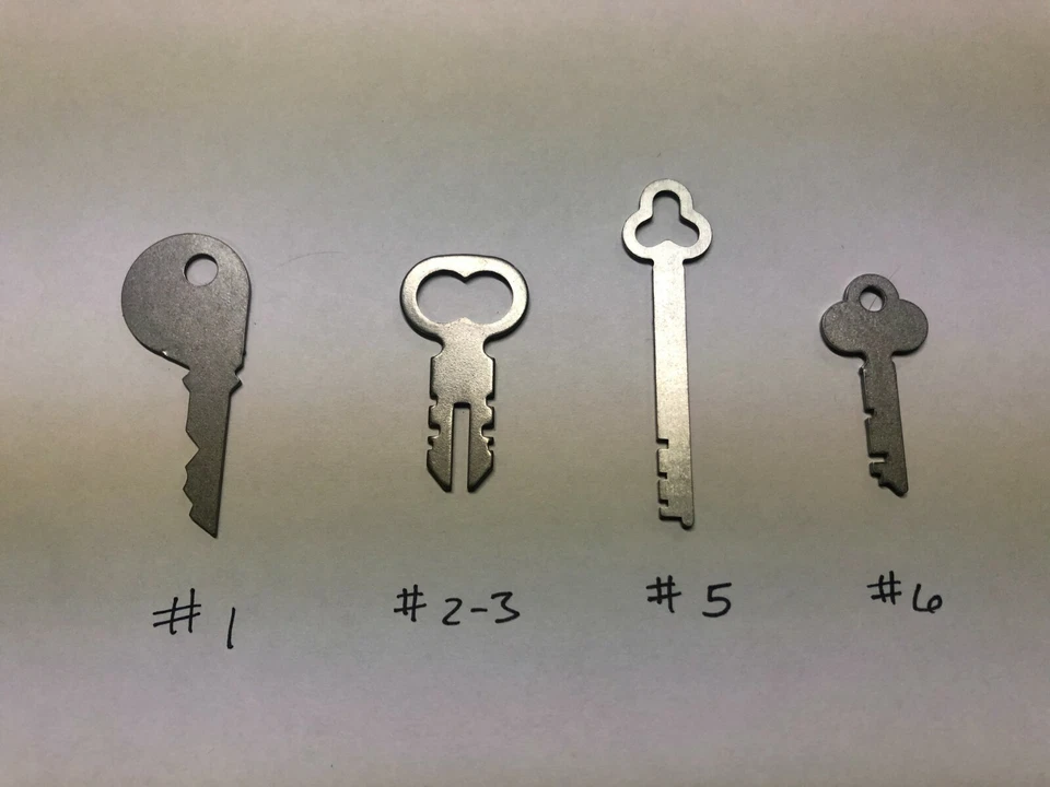 Национальный кассовый аппарат ключи #1, # 2/3, #5, #6, 400 класса, 500 класса, 800 класса - Изображение 1 из 1