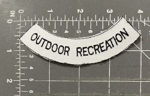 Vintage Outdoor Freizeit Patch Tab Parks & Wellness Jagd Angeln Wandern Ski - Bild 1 von 3