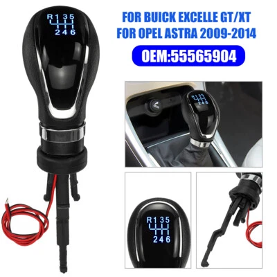 Palanca de cambios de 6 velocidades con luz LED para OPEL ASTRA J VAUXHALL 2009-2014 - Imagen 1 de 4