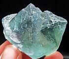84g Rare Transparent Green Cube Fluorite Mineral Crystal Specimen/China