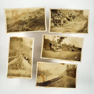 Stella Gold Mine California Photo 1920s Lot of 6 Riverside Mining Snapshot A4173 - Image 1 of 2