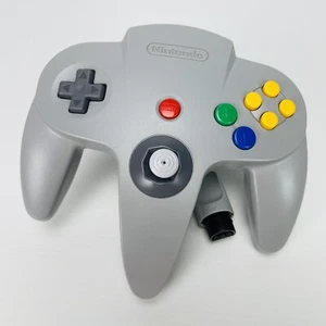 Mando Nintendo N64 Gris OEM Funciona Repuesto NUS-005 - Imagen 1 de 12