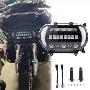For Harley Road Glide Special FLTRXS LED Headlight Hi/Lo Lamp Turn Signal Lights - Picture 1 of 16
