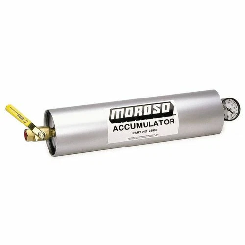 Acumulador de aceite Moroso 23900 3 cuartos de galón capacidad -1/8 x 4-1/4 pulgadas 1/2 pulgadas NPT montaje Foto 1 de 3
