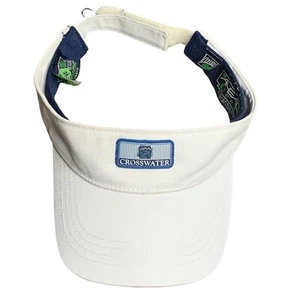 Crosswater Golf  Course White Adjustable Visor Sunriver Oregon - Picture 1 of 2