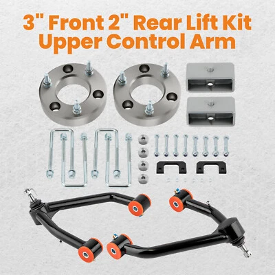 Kit de elevación delantera y trasera de 3" con brazos de control para GMC Sierra 1500 2007-2014 Foto 1 de 4