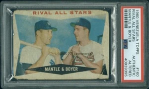1960 Venezuela Topps 160 Combo Boyer- Mantle PSA 0 (9395) - Picture 1 of 2