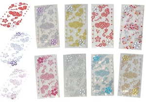 body face jewels gems sticker Festival Temporary eyes Decoration tattoos Kit - Picture 1 of 11