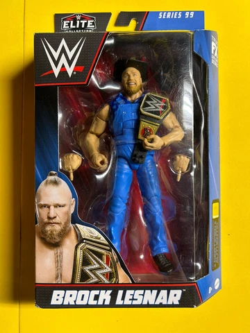 WWE Elite 99 Brock Leaner Chase Variant Blue Outfit BRAND NEW 2023 HTF 🔥 Cover