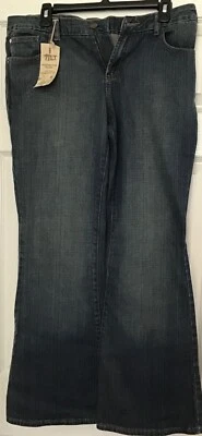 Denim Tilt Huntington Acampanado Elástico Azul Mujer Tiro Bajo Talla 11 Reg Crosshatch Foto 1 de 3