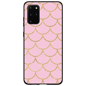 Hard Case Cover for Samsung Galaxy S Pink & Gold Print - Scalloped - Picture 1 of 6