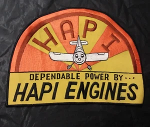 De colección Motores HAPI Coser en Parche Productos de Aviones Construidos en Casa Nuevo de Lote Antiguo - Imagen 1 de 3