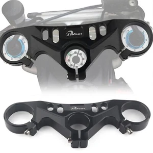 Front Top Upper Triple Clamp Black For Ducati Panigale V4 / V4S 2018-2023 - Picture 1 of 9