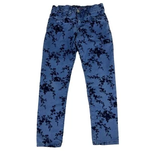 The Children's PLACE Jegging Jeans Girls Sz 6X-7 Blue Stretch Adjustable Waist - Picture 1 of 7