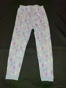 Pre-Owned No Brand Girls Blue Pajama Pants With Diamonds Size 5 - Picture 1 of 2
