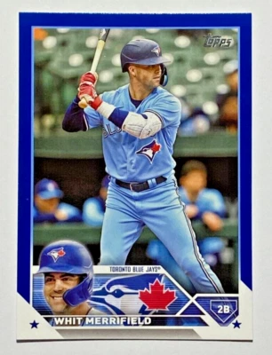 2023 TOPPS SERIES 2 Baseball #381 WHIT MERRIFIELD ROYAL BLUE - Image 1 of 2