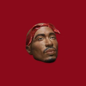 1/12 Cabeza Personalizada Escultura Artista Rapero Tupac Shakur 2Pac - Imagen 1 de 4