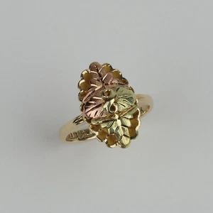 Pretty 10k Yellow, Black Hills Gold Women's Band Ring Size 5.5 - Picture 1 of 3