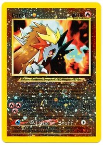 Entei Reverse Holo Pokemon Movie 2001 Promo 34 Near Mint mit Pokemon League Karte - Bild 1 von 4