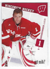 2009-10 Wisconsin Badgers Scott Gudmandson (goalie)