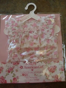 18" American Girl Doll Clothes FANCY FLUTTER TOP Love Shack Fancy NEW Flowers - Picture 1 of 1
