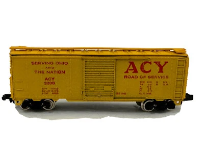 Con-Cor  N Scale 40’ Steel Boxcar A C Y Road Of Service 3208 - Image 1 of 4