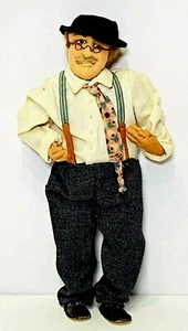 Cloth 8.5" Ravca Type Charley Weaver Doll Cliff Arquett Hollywood Squares Comedy - Picture 1 of 12