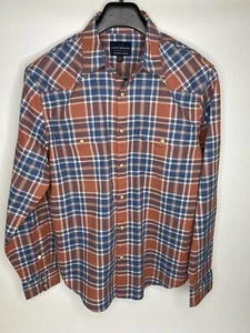 Camisa para hombre Lucky Brand Saturday elástica perla abotonada •Talla M *NUEVA CON ETIQUETAS - Imagen 1 de 11