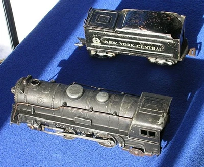 Locomotora de vapor Marx 999 - piloto de radios cerrados 1947 Foto 1 de 4