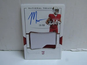 Tarjeta parche automática National Treasures Michael Wilson 2023 RC/99 Cardinals - Imagen 1 de 2