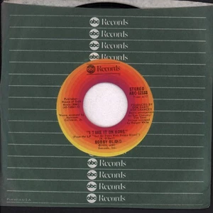 Bobby Bland Take It On Home 7" vinyl USA Abc 1975 company sleeve ABC12133 - Picture 1 of 2