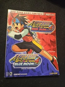 MegaMan Battle Network 4 Red Sun Blue Moon Strategy Guide Rare - Bild 1 von 6