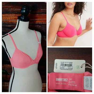 Sujetador Aerie Talla 34C Smoothez Cobertura Completa Sin Forro Con Aros Microfibra Nuevo con Etiquetas Foto 1 de 4