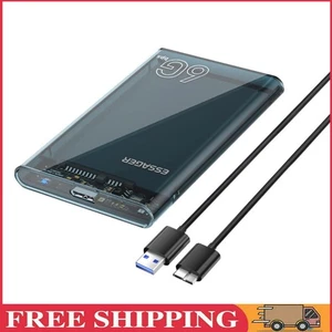 2,5-Zoll-SATA-Box-Festplattengehäuse, werkzeugloses USB 3.0, 6 Gbit/s Geschwindi - Afbeelding 1 van 12