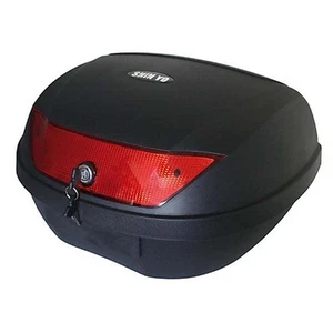 Motorcycle Top Case Matte Black for Rear Luggage Rack 51 Liters - Picture 1 of 1