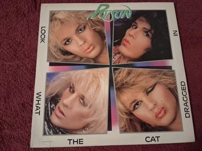 Poison, VG++, 'Look What the Cat Dragged In'1986,Capitol Records, Enigma Records - Image 1 of 4