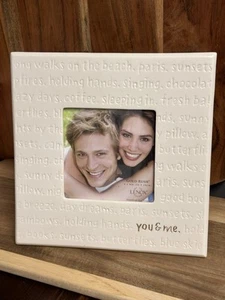 Lenox Gold Rush Rush “You & Me” Picture Frame 4” x 4” Picture - Picture 1 of 6